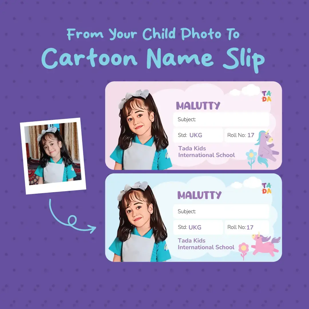 Personalized Name Slips