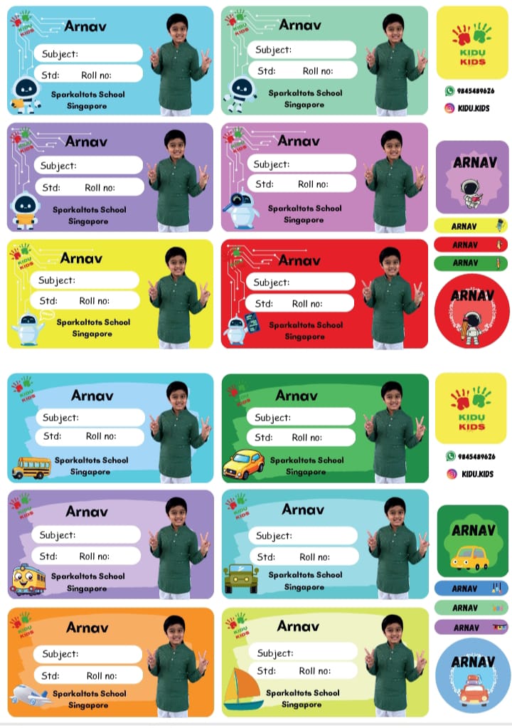 Personalized Name Slips