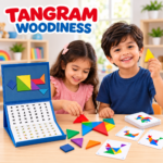 Wooden Tangram Puzzle Set